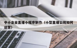 百色中小企业直播小程序制作（小型直播公司如何运营）
